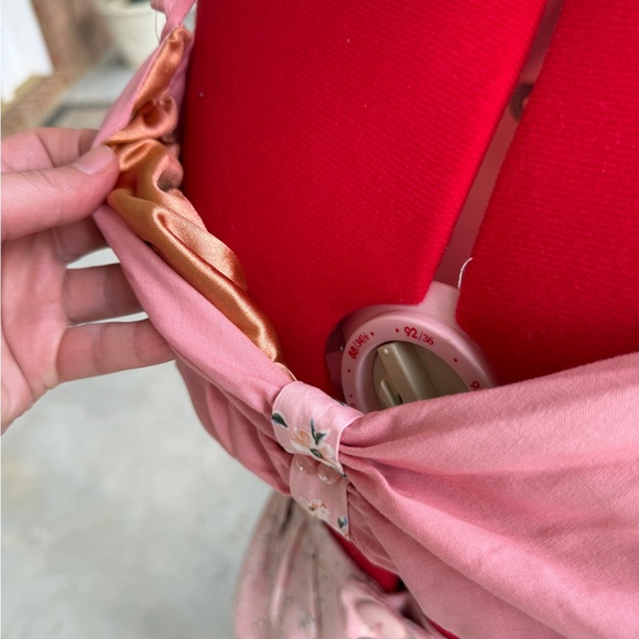 Handmade 1950s style playsuit pink and coral floral - Picture 3 of 12